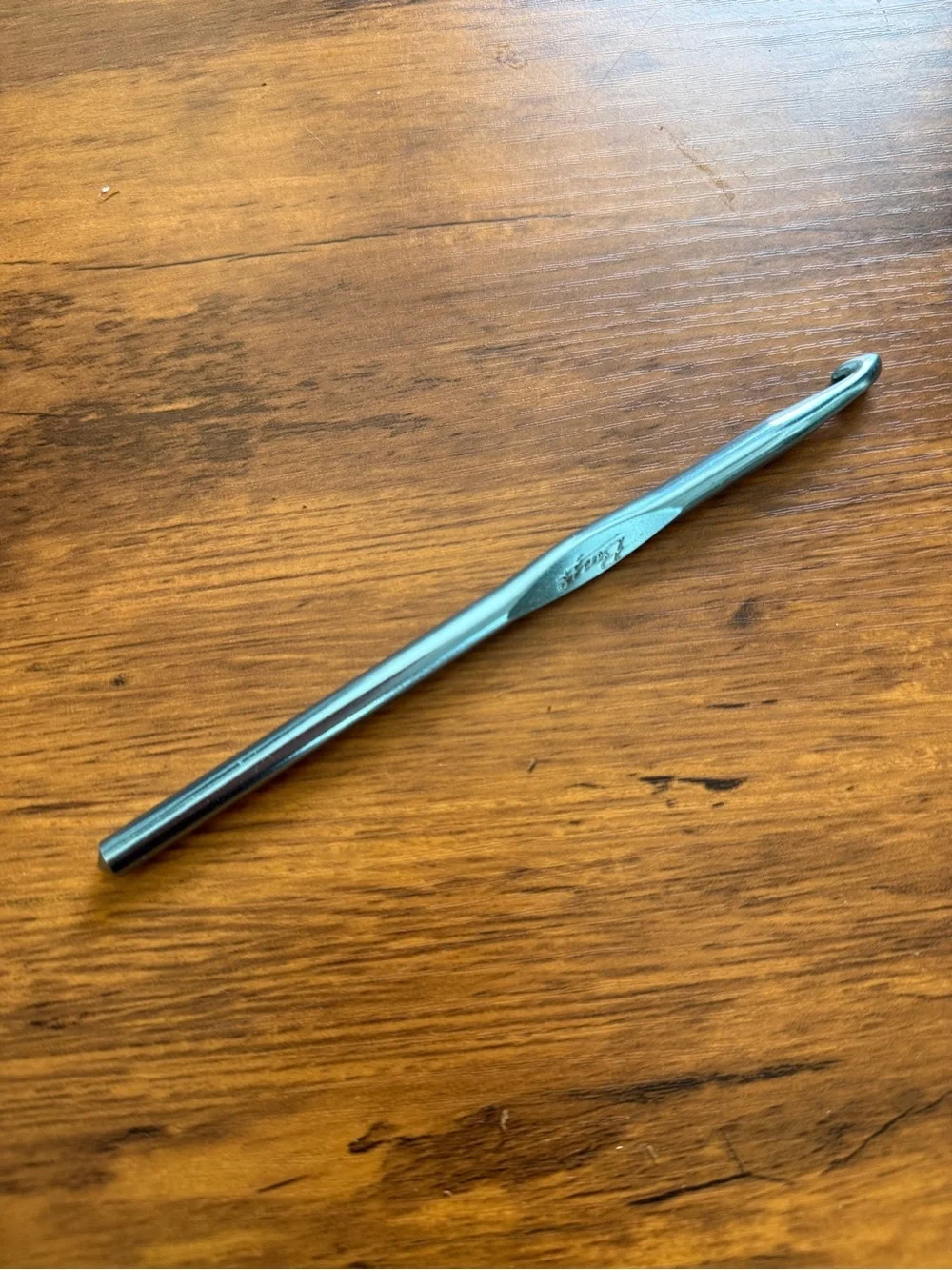 Aluminum Crochet Hook - Teal Metallic BOYE